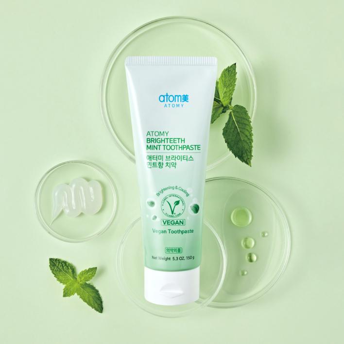 Atomy Menyegarkan Pasta Gigi dengan Mint̆ Atomy