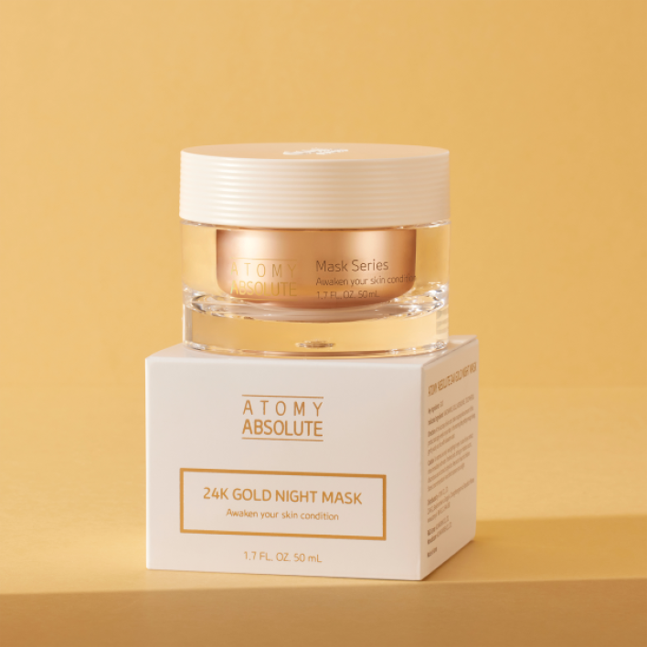 Atomy Absolut Malam masker wajah 24k Gold Atomy