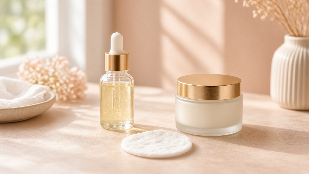 Rutinitas perawatan area noda: essence dan krim
